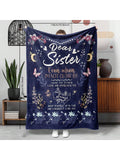 Cozy up with your sis in style! The Cozy Chic throw blanket brings French flair and hypoallergenic, all-season comfort to your sisterly snuggles. Perfect for any occasion, this flannel blanket is a sister's dream come true.