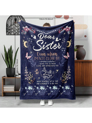 Cozy up with your sis in style! The Cozy Chic throw blanket brings French flair and hypoallergenic, all-season comfort to your sisterly snuggles. Perfect for any occasion, this flannel blanket is a sister's dream come true.