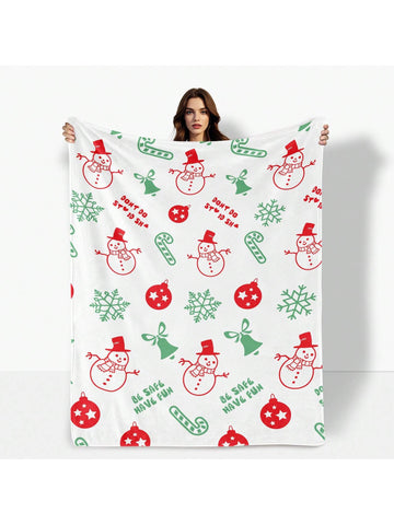 Wrap yourself in festive cheer with this Cozy Christmas Fleece Blanket, adorned with cheerful snowmen and delicate snowflakes. Soft and warm, it’s perfect for snuggling at home, staying cozy on your travels, or adding extra comfort on camping trips. Bring holiday magic wherever you go!