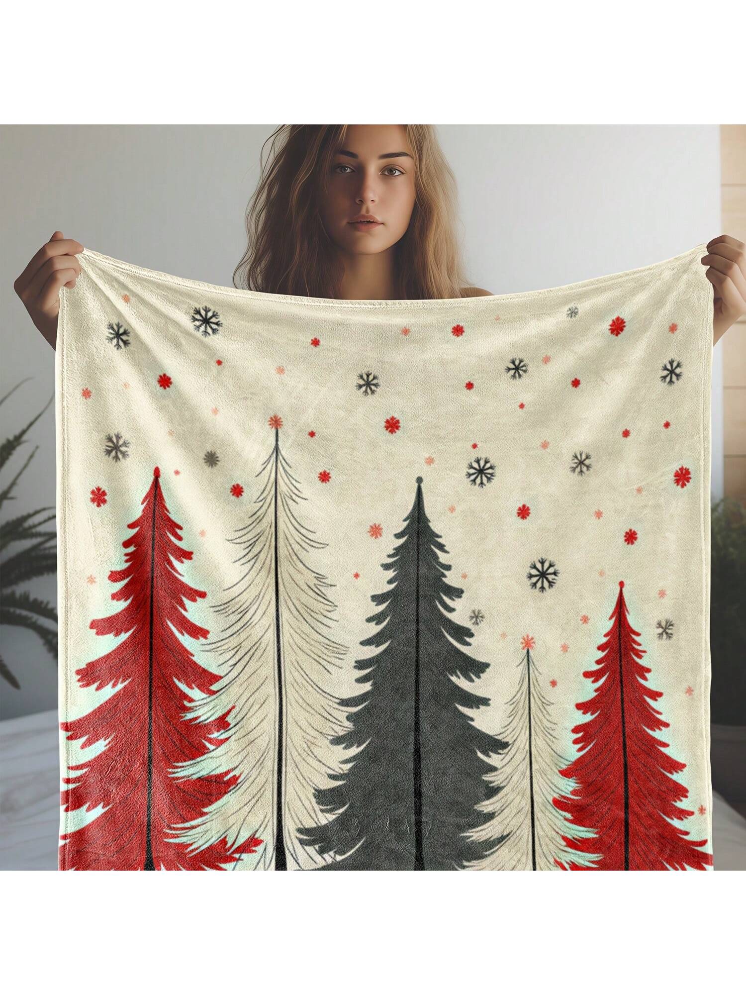 Wrap yourself in holiday magic with this Cozy Christmas Tree Snowflake Flannel Blanket. Perfectly soft and warm, it’s your go-to for chilly evenings at home, cozy office naps, or festive travel comfort. Featuring charming Christmas tree and snowflake patterns, this all-season throw adds a playful holiday touch wherever you snuggle up. Stay warm, spread cheer, and celebrate the season in style!