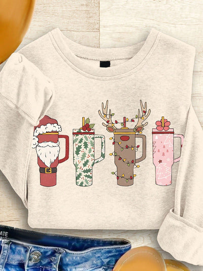 Experience the ultimate in comfort and style with our Cozy Christmas Vibes Graphic Print Crew Neck Sweatshirt. Made with the highest quality materials, this sweatshirt boasts a festive graphic print that is sure to bring holiday cheer to any occasion. Stay warm and stylish this holiday season.