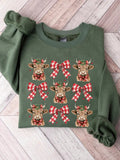 Get into the holiday spirit with our Cozy Christmas Vibes Highland Cow Bow Print Hoodie for Women. Made with ultra soft material, this hoodie features a charming cow with a bow print, perfect for spreading holiday cheer. Stay warm and stylish this season.
