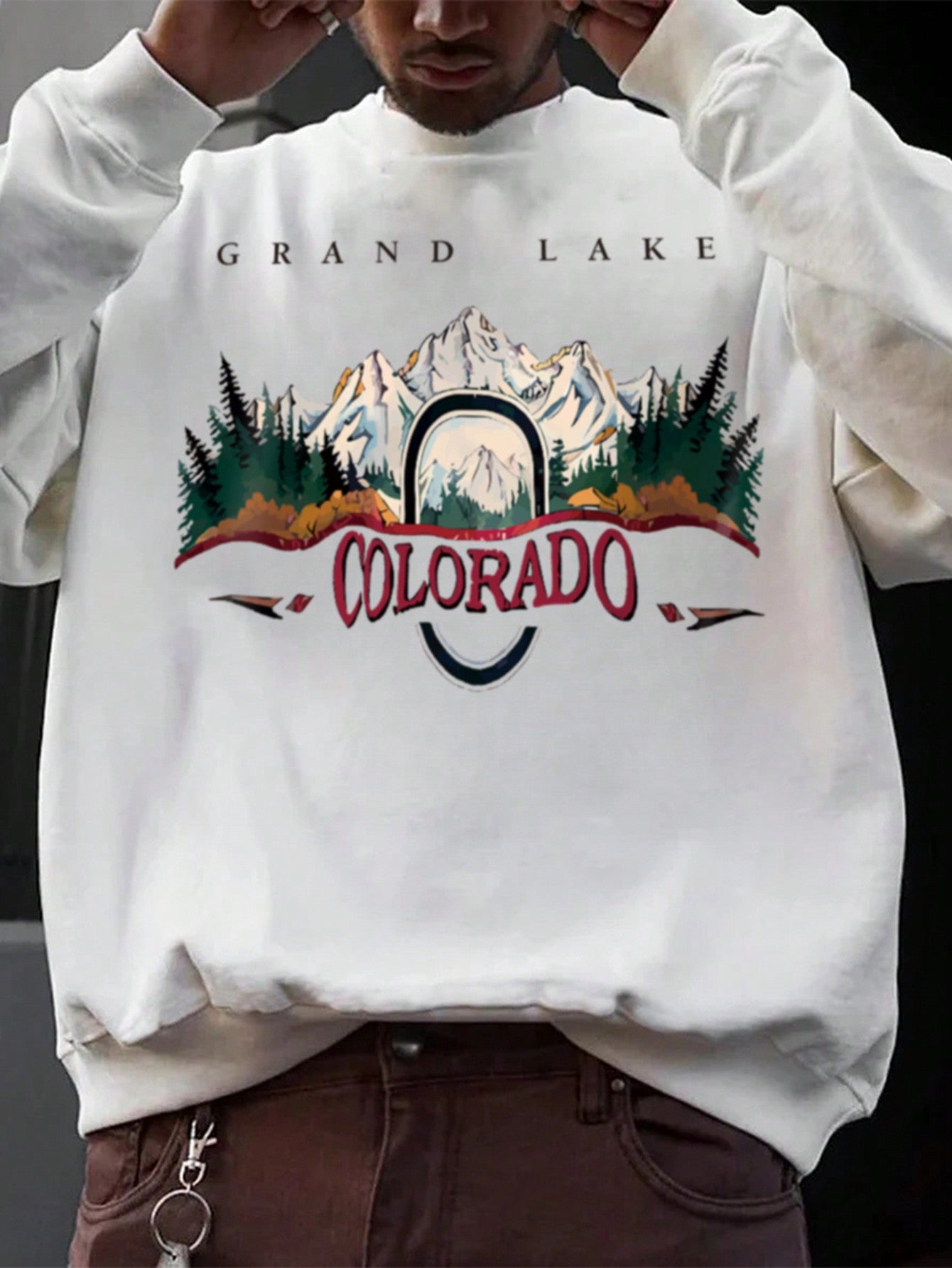 Experience ultimate warmth and comfort in our Cozy Comfort: Men's Simple Print Long Sleeve Sweatshirt. Made with high-quality materials, this sweatshirt will keep you cozy and stylish all day long. The simple print adds a touch of sophistication, making it a versatile piece for any occasion. Stay comfortable in style.