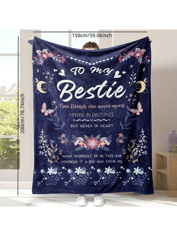 Wrap yourself in warmth and love with the Cozy Connection Best Friend Flannel Throw Blanket. Whether you're snuggled up with your BFF or gifting it for a special occasion, this blanket is the perfect way to show your connection. Soft flannel and a playful design make it a must-have for any group of friends.