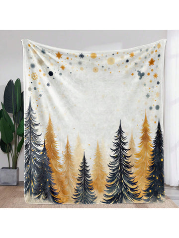 Snuggle up with the Cozy Dark Pine Trees Flannel Blanket, where soft flannel meets playful golden accents for a touch of holiday magic. This ultra-soft throw is perfect for Christmas cuddles or adding a cozy woodland vibe to your home all year long. Stay warm, stay cheerful, and let this charming blanket be your favorite cuddle companion!