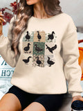 Embrace the farmhouse life with our Cozy Duck Floral Sweatshirt. Its loose fit offers ultimate comfort while the quirky duck and floral print adds a touch of whimsy. Perfect for cozy nights by the fire or a trip to the farmers market. (Quack up your wardrobe with our sweatshirt!)