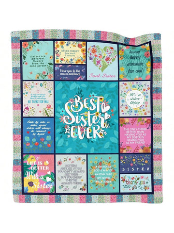 Wrap your big sister in warmth and love with this cozy flannel blanket! Perfect for snuggling at home, staying comfy in the office, or adding a soft touch on the go. Whether it’s her birthday or Mother’s Day, this playful gift shows you care with every cuddle. Soft, stylish, and made for the best sister ever!