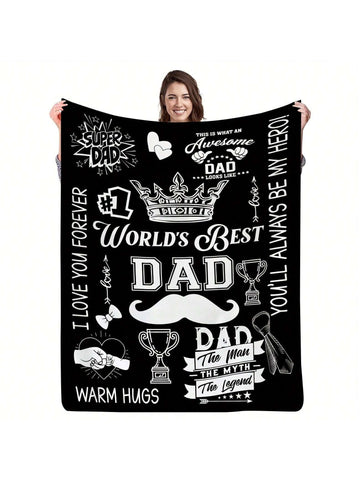Wrap Dad in warmth and love with this cozy flannel blanket featuring a fun crown and trophy design—because every dad deserves to feel like a champion! Perfect for snuggling on the couch or adding a playful touch to his favorite chair, this blanket makes a heartfelt Father’s Day gift from daughter or son. Soft, snug, and full of personality, it’s a daily reminder that Dad truly rules the family game.