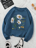 Stay warm and stylish with our Cozy Floral Slogan Thermal-Lined Sweatshirt. The thermal lining provides extra warmth, while the floral design adds a touch of elegance. The slogan adds a trendy and effortless style, making this sweatshirt perfect for any occasion.