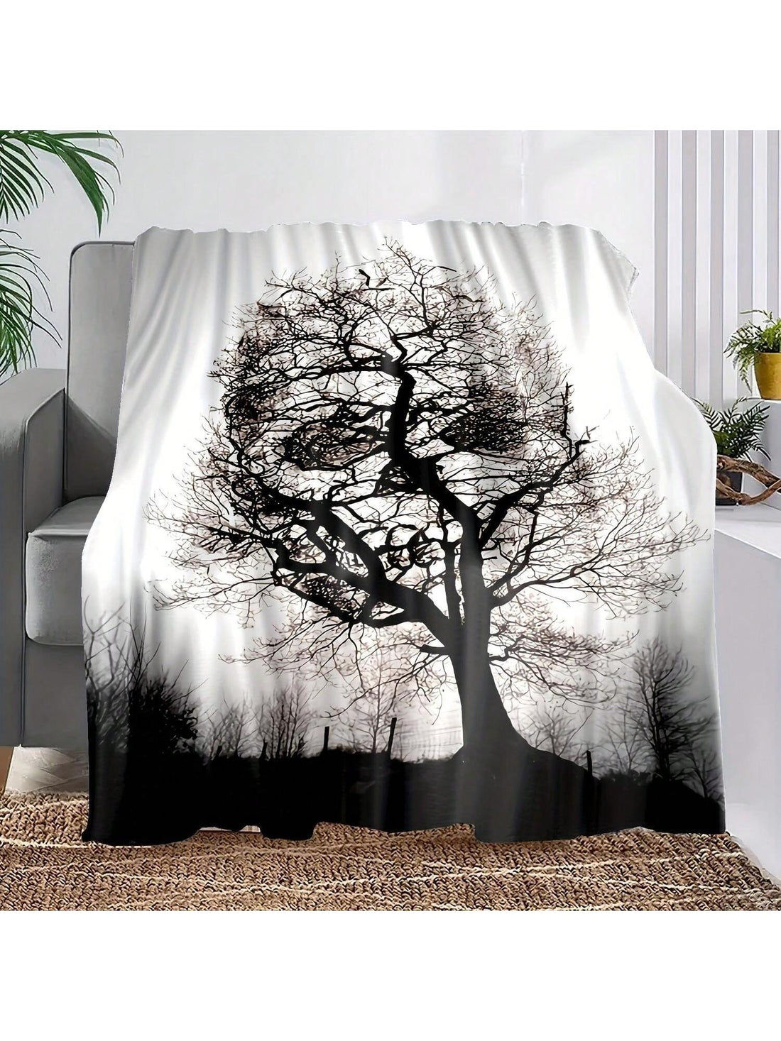 Wrap yourself in spooky comfort with the Cozy Gothic Skull Tree Flannel Blanket. Featuring a hauntingly stylish skull tree design, this soft flannel blanket is perfect for adding a touch of Halloween spirit to your home or keeping warm on your travels. Lightweight yet cozy, it’s your go-to companion for chilly nights and eerie vibes alike.