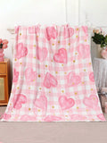 Cuddle up with your loved one this Valentine's Day with our Cozy Heart-Shaped Flannel Throw Blanket! Made with soft flannel, it's the perfect romantic gift for anyone who loves to snuggle. Spread some warmth and love with this unique, heart-shaped blanket.