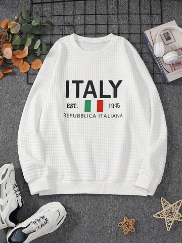 Stay warm in style with our Cozy Italy Flag Waffle Fleece Crew Neck Sweatshirt for Men! Perfect for family matching outfits, show off your love for Italy with its eye-catching flag design. Made from soft and comfortable waffle fleece, this sweatshirt will keep you cozy all day long. (Score a fashion touchdown with this Italian-inspired sweatshirt!)