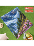 Wrap yourself in the charm of the mountains with this cozy floral blanket! Perfectly soft and warm, it’s your go-to companion for picnics, travel adventures, or snuggling up at home. Lightweight yet snug, it keeps you comfy all year round while adding a playful touch of nature’s beauty to your day.