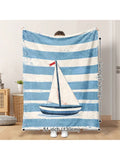 Wrap yourself in seaside charm with this Cozy Nautical Sailboat Print Flannel Blanket. Soft and lightweight, it’s perfect for snuggling by the campfire, adding a splash of nautical flair to your living room, or staying cozy on road trips. Durable enough for all seasons, this throw brings a playful breeze of ocean adventure wherever you go.