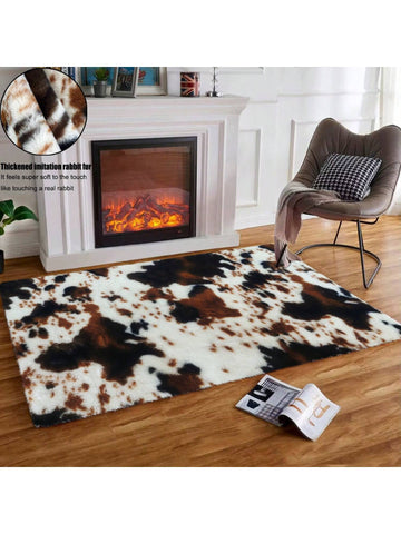 Introduce a touch of Nordic charm to your home with our Cozy Nordic Cow Pattern Square Rug. Made with soft and non-slip flannel, it provides both comfort and style to your living spaces. Perfect for any room, it adds a cozy and stylish touch to your home decor.
