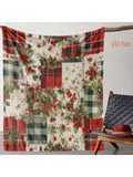 Wrap yourself in holiday cheer with the Cozy Retro Christmas Plaid Throw Blanket. Its soft fleece offers warmth whether you're snuggled on the sofa, curled up in bed, or on the go. The vibrant plaid pattern adds a festive touch to any space, making it perfect for decorating or gifting. Embrace comfort and holiday spirit all season long!