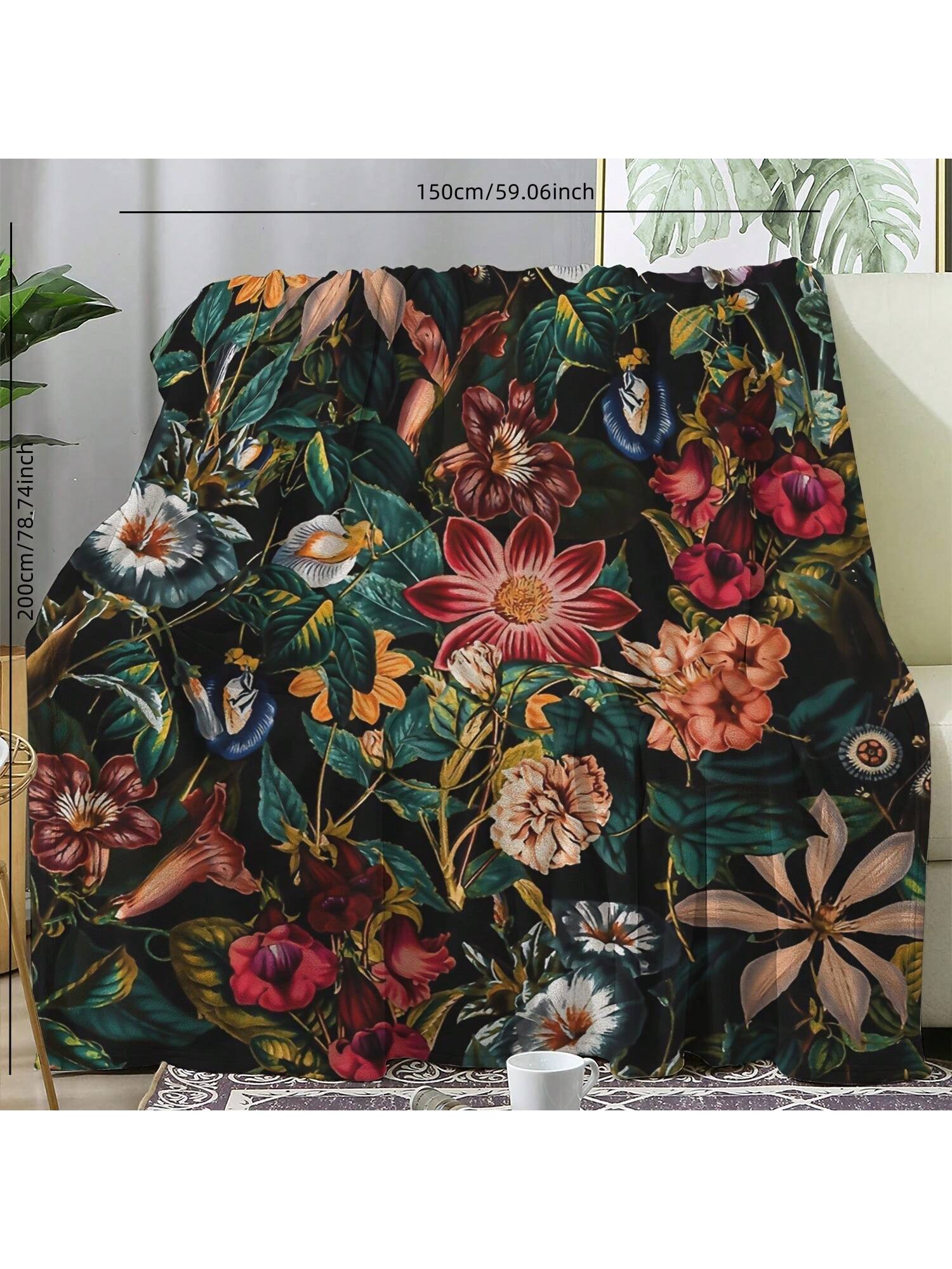 Wrap yourself in nostalgia with our Cozy Retro Floral Flannel Throw Blanket! Soft, warm, and bursting with vintage charm, it’s your perfect companion for snuggling on the couch, cozying up during travel, or adding a splash of retro flair all year round. Whether binge-watching your favorite shows or enjoying a breezy evening, this throw brings comfort and style together in the most playful way.