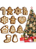 Enhance your holiday decor with our Cozy Rustic Charm: 24-Piece Wooden Christmas Tree Decorations Set. Crafted from high-quality wood, these charming ornaments will add a warm and inviting touch to your Christmas tree. With 24 pieces in the set, you'll have plenty of options to create a cozy and festive atmosphere for your home.