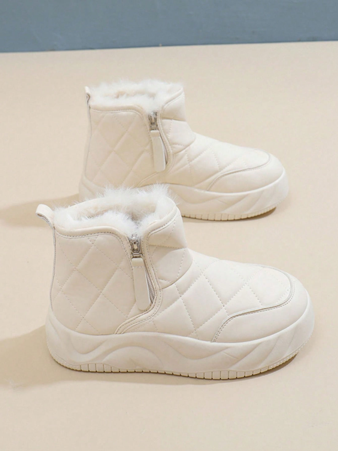 Stay warm and stylish this winter with our Women's Winter Casual Short Snow Boots. Made with a plush lining and a trendy design, these boots will keep your feet cozy and fashionable. Perfect for snowy days, these boots are a must-have for any winter wardrobe.