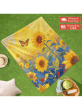 Wrap yourself in sunshine with the Cozy Sunflower Picnic Blanket! This soft, warm flannel throw is perfect for outdoor adventures, travel, or adding a cheerful touch to your home decor. Its vibrant sunflower design brings a playful pop of color while keeping you comfy and cozy wherever you go. Whether you're picnicking in the park or lounging at home, this blanket is your sunny companion for all seasons.