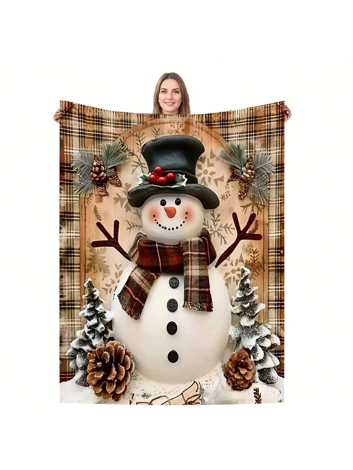 Snuggle into the festive spirit with our Christmas Snowman Flannel Throw Blanket! Soft, warm, and oh-so-cozy, it’s perfect for chilly nights by the fire. Featuring a charming snowman design, this machine-washable blanket keeps holiday cheer alive while staying easy to care for. Wrap yourself in warmth and fun all season long!