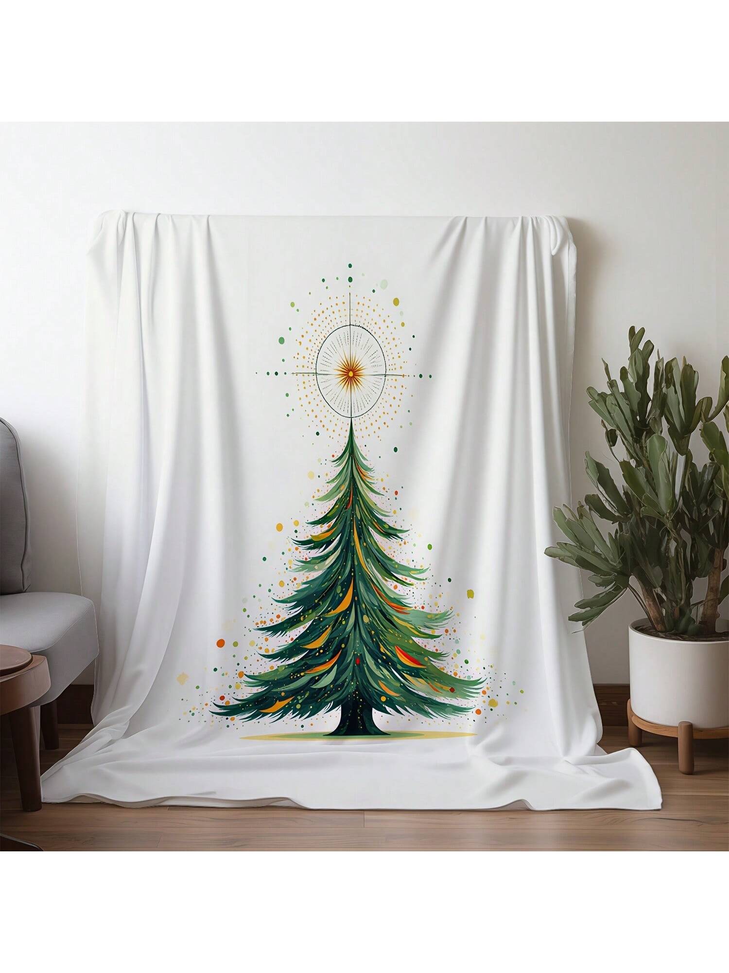 Snuggle into holiday cheer with this All-Season Christmas Tree Print Flannel Blanket! Soft and warm, it’s perfect for cozy nights at home, road trips, or adding a festive touch wherever you go. Wrapped in playful holiday spirit, this blanket turns any space into a joyful winter wonderland all year round.