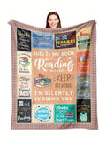 Get ready to snuggle up with the perfect holiday gift for book lovers - our Cozy Up with Literary Luxury blanket! Made with soft, plush material, this blanket is perfect for curling up with a good book on a chilly winter night. Treat yourself or your favorite bibliophile to this literary luxury.