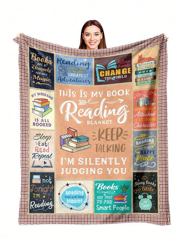 Get ready to snuggle up with the perfect holiday gift for book lovers - our Cozy Up with Literary Luxury blanket! Made with soft, plush material, this blanket is perfect for curling up with a good book on a chilly winter night. Treat yourself or your favorite bibliophile to this literary luxury.