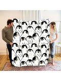 Snuggle into softness with our adorable penguin-themed flannel blanket! Lightweight yet warm, it’s perfect for cozying up at home or staying comfy on the go. Its charming design adds a playful touch to any space while keeping you snug through every season. Whether you're binge-watching your favorite shows or braving chilly travel days, this blanket is your new best buddy for comfort and style.