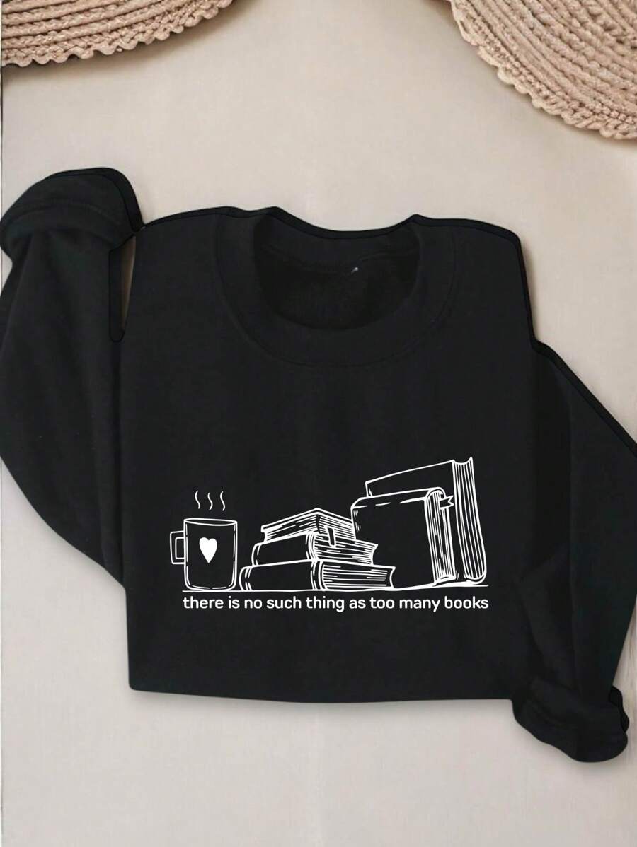 Celebrate your love for reading with our playful "Too Many Books" sweatshirt. Soft and cozy, it’s perfect for bookworms and librarians who proudly embrace their overflowing shelves. Whether lounging with a favorite novel or heading out, this sweatshirt adds a fun, comfy touch to your literary lifestyle.
