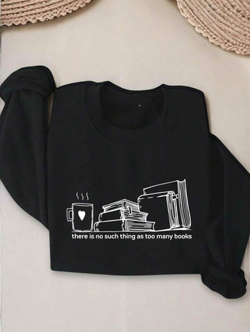 Celebrate your love for reading with our playful "Too Many Books" sweatshirt. Soft and cozy, it’s perfect for bookworms and librarians who proudly embrace their overflowing shelves. Whether lounging with a favorite novel or heading out, this sweatshirt adds a fun, comfy touch to your literary lifestyle.