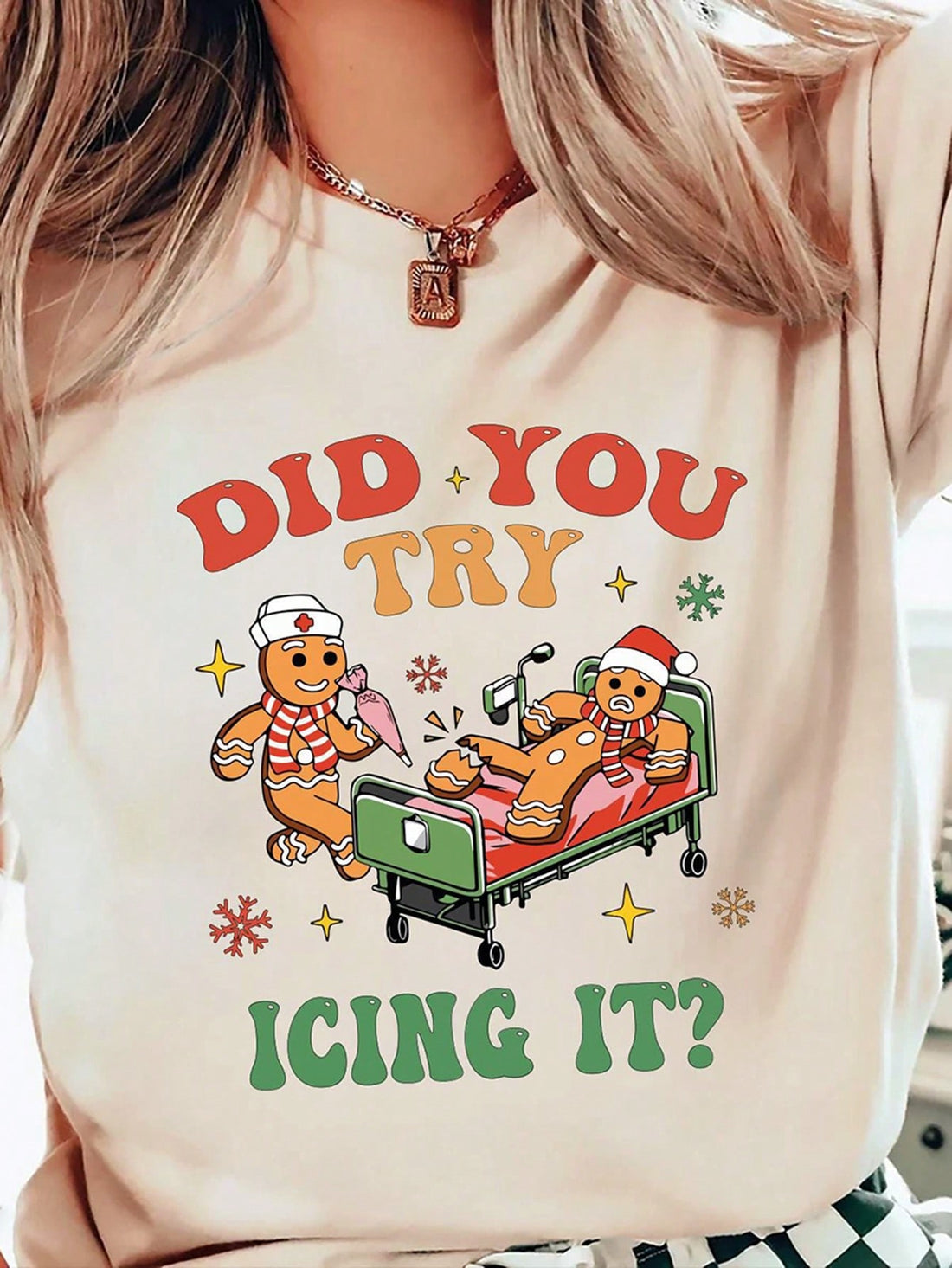 Get ready for some festive fun with our Cozy Up with the Christmas Cartoon Slogan T-Shirt! Made with cozy material, this shirt is perfect for all your holiday activities. Show off your love for the season with our unique and playful cartoon slogan design. Spread joy and cheer with this must-have addition to your holiday wardrobe.