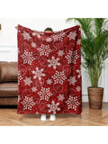 Wrap yourself in festive cheer with the Christmas Snowflake Red and White Flannel Blanket! This soft, cozy throw is perfect for snuggling on your sofa or adding holiday spirit to your office space. Festive snowflake patterns and warm flannel fabric make it the ideal companion for chilly winter days and joyful holiday moments.