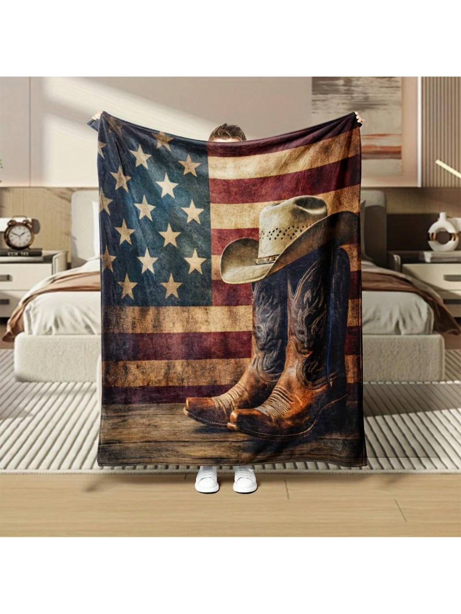 Wrap yourself in the charm of the Wild West with this Cozy Vintage Cowboy Boot and Hat Flannel Blanket. Soft and warm, it’s perfect for adding a playful touch to your home, office, or travel adventures. Whether you’re kicking back after a long day or need a stylish layer on the go, this blanket brings comfort and cowboy spirit wherever you roam. Saddle up and snuggle in!