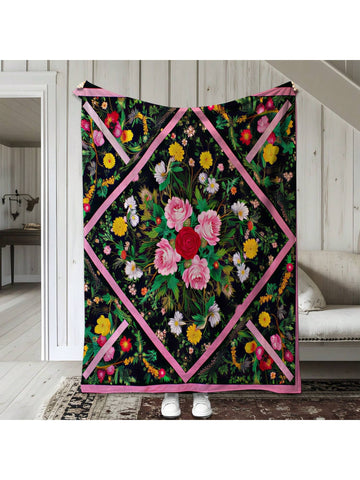 Wrap yourself in nostalgia with our Cozy Vintage Floral Print Flannel Blanket. This soft, warm throw blends charming botanical patterns with plush flannel comfort, perfect for brightening your home, cozying up on the go, or adding a touch of whimsy to your office space. Whether you’re traveling or lounging, this blanket brings playful warmth and vintage vibes wherever you take it.
