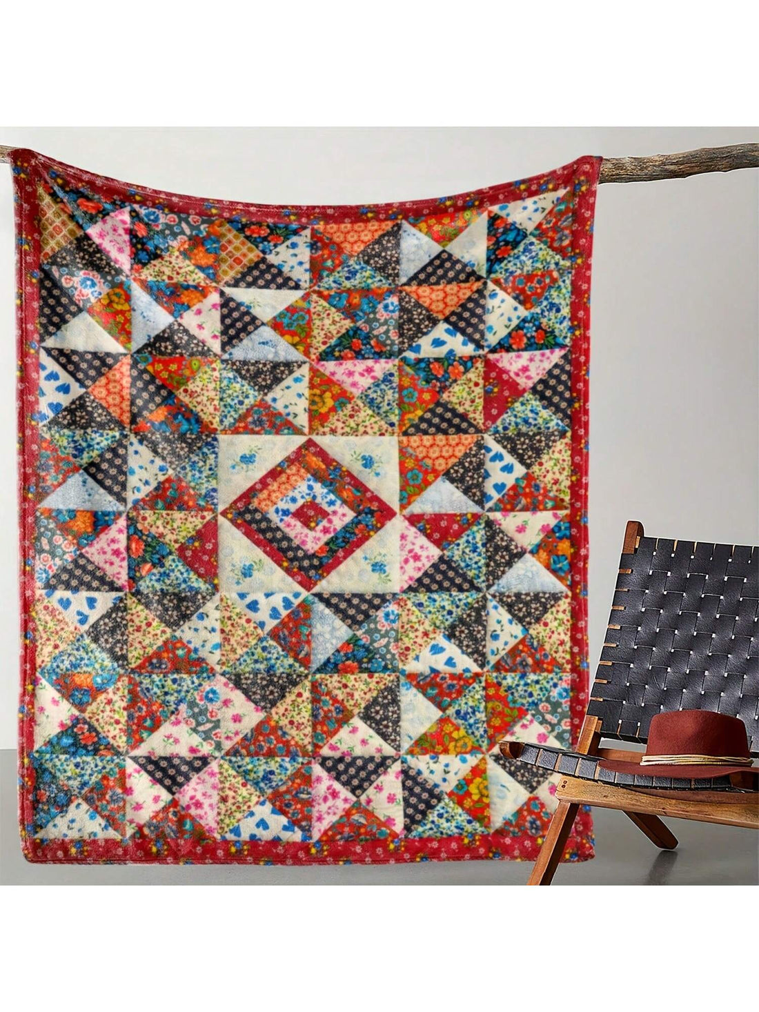 Wrap yourself in warmth and style with this Cozy Vintage Geometric Print Flannel Blanket! Perfectly soft and snuggly, it’s your go-to companion for chilly nights at home, making office naps a breeze, or adding comfort on the road. Available in assorted colors, it’s as versatile as it is charming. Plus, it’s machine washable—because life’s cozy moments deserve easy care!