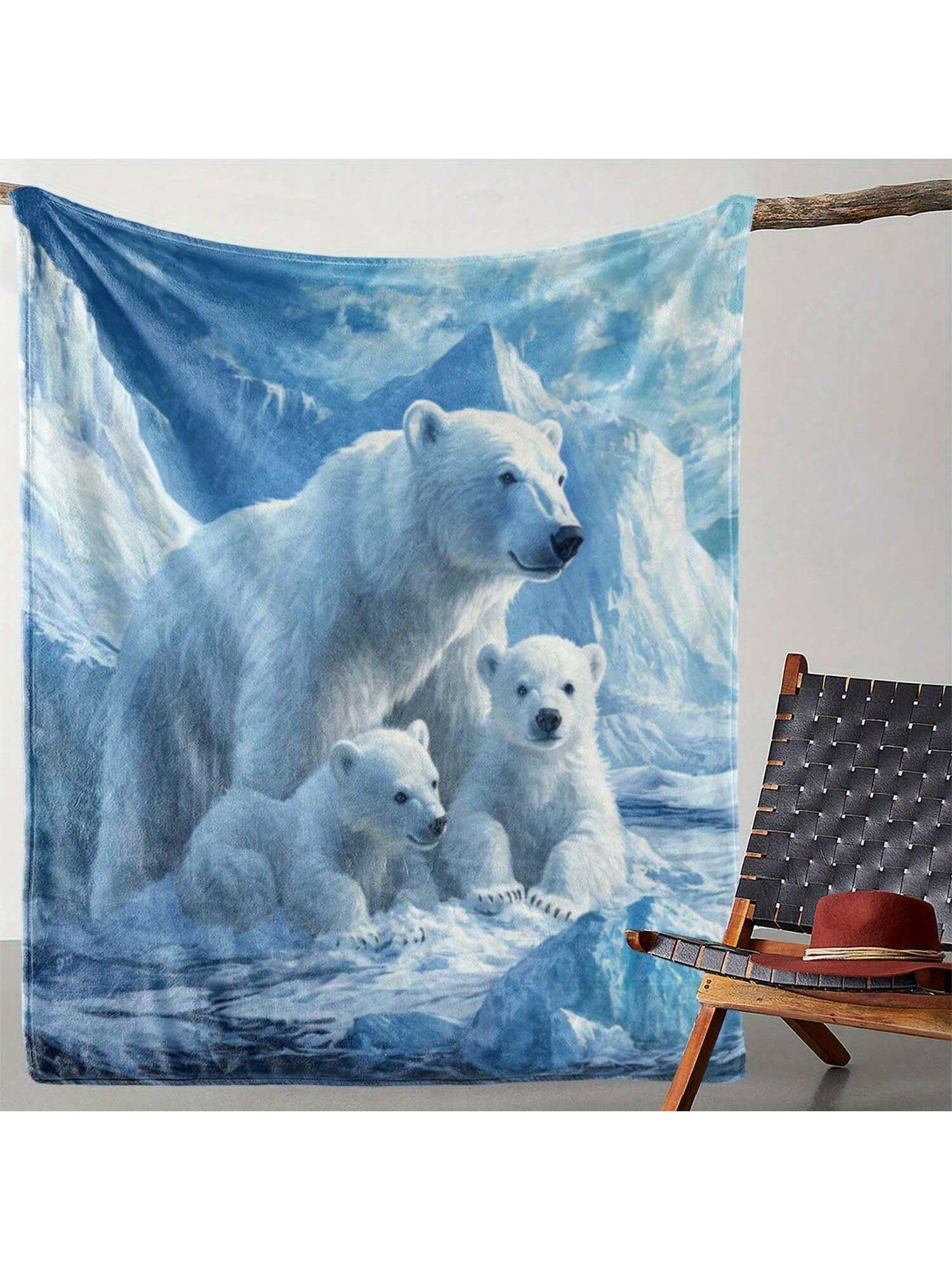 Snuggle up with this Cozy Vintage Polar Bear Print Flannel Blanket, your perfect companion for any season and every adventure. Soft, warm, and irresistibly charming, it wraps you in a playful hug whether you’re at home or on the go. Bring a touch of vintage whimsy and polar bear magic wherever you travel!