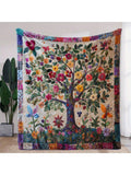 Snuggle up in style with the Cozy Vintage Tree of Life Flannel Blanket! This charming throw is your go-to companion for home downtime, office breaks, or travel adventures. Soft, warm, and lightweight, it wraps you in a playful vintage vibe while keeping you comfy all year round. Perfect for cozying up with a book or adding a touch of nature-inspired charm wherever you go.