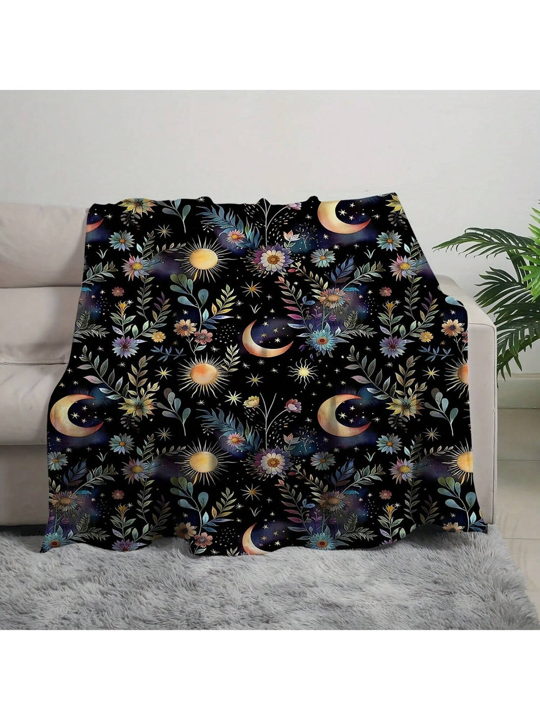 Wrap yourself in magic with our Cozy Whimsical Floral Starry Sky Flannel Blanket! Soft and reversible, it’s perfect for snuggling up at home or taking on your adventures. Whether it’s chilly nights or breezy days, this travel-friendly blanket keeps you comfy all year round with its dreamy floral and starry sky design. Let every cozy moment feel like a playful escape!