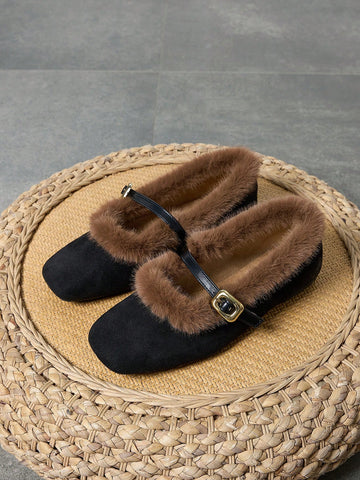 Pamper your feet with these Cozy and Stylish Soft Suede Loafers for Women! The luxurious fur lining provides ultimate comfort while the suede material adds a touch of stylishness. Slip into these loafers and stay warm and cozy all day long.