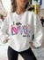 Cozy in Love: Valentine's Day Graphic Sweatshirt