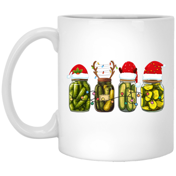 Add some holiday cheer to your kitchen with our quirky and trendy Cucumber Pickles Pickle Bottles! These Merry Christmas Pickles are perfect for snacking or gifting. And don't forget the matching Trendy Christmas White Mug!