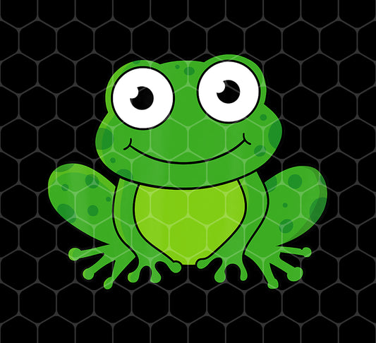 Cute Cartoon Frog, Funny Toad, Caecilian Croaker Kids And Adults, Png For Shirts, Png Sublimation