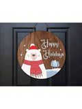 This Cute Bear Wooden Hanging Door Sign is the perfect addition to your Christmas decor. Made of high-quality, durable wood, this charming sign features an adorable bear design, adding a touch of whimsy and holiday cheer to your home. Hang it on your door, wall, or mantle for an extra festive touch this holiday season.