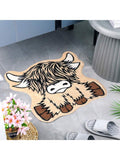 Add a splash of fun to your bathroom with this adorable cow-themed mat! Soft and cozy underfoot, it’s perfect for keeping your space comfy and cute. The non-slip backing ensures safety, while the washable design makes cleanup a breeze. Ideal for indoor use, this charming animal-shaped rug brings a playful touch to your home decor.