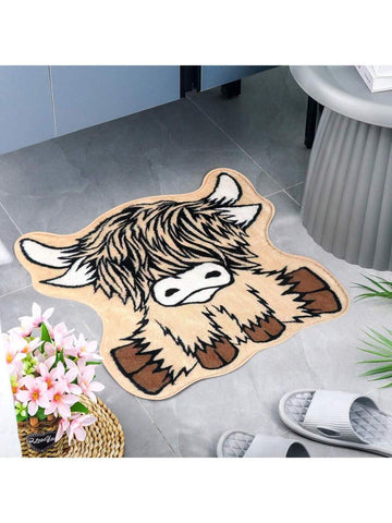 Add a splash of fun to your bathroom with this adorable cow-themed mat! Soft and cozy underfoot, it’s perfect for keeping your space comfy and cute. The non-slip backing ensures safety, while the washable design makes cleanup a breeze. Ideal for indoor use, this charming animal-shaped rug brings a playful touch to your home decor.