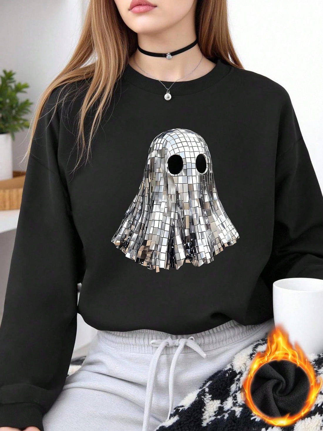 Embrace your spooky side with this adorable ghost sweatshirt that's equal parts cute and cool. Featuring a charming "Boojee" aesthetic design, it's the perfect way to celebrate Halloween with personality and style. Soft, comfortable, and oh-so-wearable, this sweatshirt works for casual hangouts, festive parties, or cozy nights in. Whether you're treating yourself or gifting it to a sister or mom who loves all things spooky-chic, this piece brings playful Halloween vibes to any wardrobe. Get ready to turn he