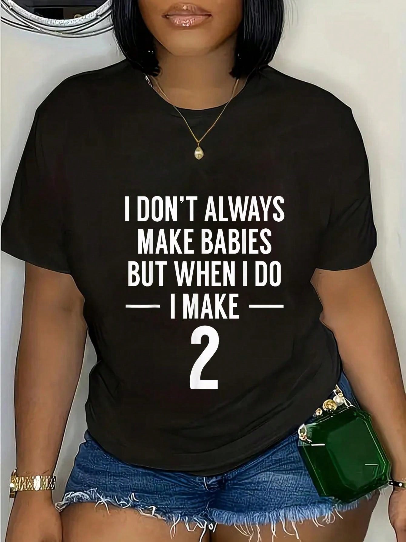 Double up on the excitement with this hilarious t-shirt for expecting moms announcing the arrival of not just one, but two little bundles of joy! Perfect for twin pregnancies, this shirt is sure to bring laughter and joy to all those who see it.