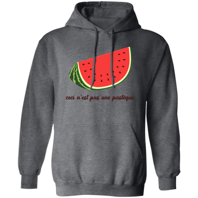 Ceci N'est Pas Une Pasteque, This Is A Watermelon Pullover Hoodie