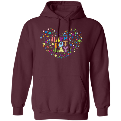 Happy Dot Day, Love Dot Day, Dot Day, Love Dots Pullover Hoodie